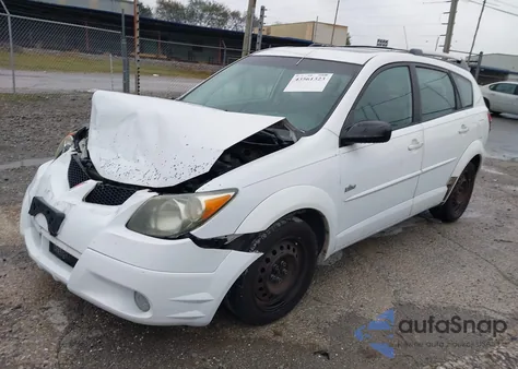 2004 Pontiac Vibe из США, поврежденный, VIN 5Y2SL62874Z468606